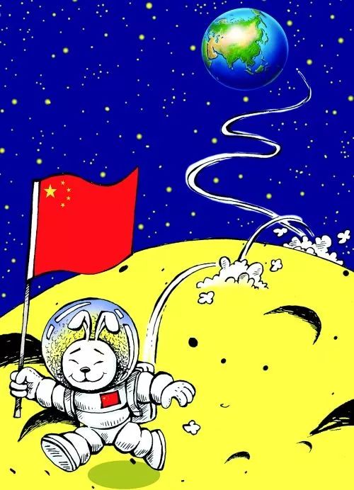 绘画内容包括但不限于登月,在月球上的生活等等.