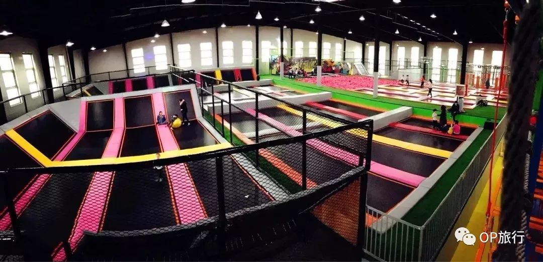 op蹦床趴 | 网红蹦床 亲民价格 超大乐园=欢乐秋冬